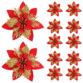 5/10pcs 14.5cm Lindas flores de natal!!! Deixe sua árvore de natal ou sua casa mais linda e sofisticada!!!