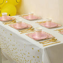Conjunto de talheres descartáveis para festa, rosa e azul, pratos de papel, copos, pratos, kit para aniversário, casamento, festas de fim de ano, chá de bebê! Faça do seu evento um momento cheio de alegria e bom go