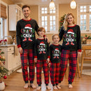 Conjunto de pijamas de Natal para família, mãe, filha, pai, filho, roupas combinando, estampa fofa, roupa de casa, meninos, meninas, pijamas, visual natalino. Tenha uma linda tradição de natal, muito legal para fotos de n