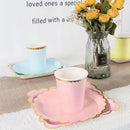 Conjunto de talheres descartáveis para festa, rosa e azul, pratos de papel, copos, pratos, kit para aniversário, casamento, festas de fim de ano, chá de bebê! Faça do seu evento um momento cheio de alegria e bom go