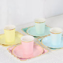 Conjunto de talheres descartáveis para festa, rosa e azul, pratos de papel, copos, pratos, kit para aniversário, casamento, festas de fim de ano, chá de bebê! Faça do seu evento um momento cheio de alegria e bom go