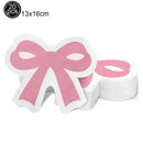 Lindos descartáveis para festa de aniversário, laço rosa para meninas e mulheres, decoração para chá de bebê, despedida de solteira, laço, pratos de papel, copos, suprimentos para festa