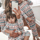 Conjunto de pijamas de Natal para família, mãe, filha, pai, filho, roupas combinando, estampa fofa, roupa de casa, meninos, meninas, pijamas, visual natalino