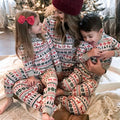 Conjunto de pijamas de Natal para família, mãe, filha, pai, filho, roupas combinando, estampa fofa, roupa de casa, meninos, meninas, pijamas, visual natalino